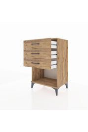Hyperion Komodin 3 Çekmeceli 60x44x96 Çam-Çam