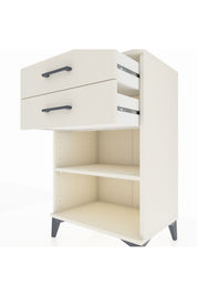 Hyperion Komodin Tek Raflı 2 Çekmeceli 60x44x96 Aytaşı-Aytaşı