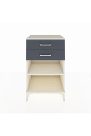 Hyperion Komodin Tek Raflı 2 Çekmeceli 60x44x96 Aytaşı-Antrasit