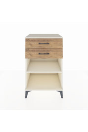 Hyperion Komodin Tek Raflı 2 Çekmeceli 60x44x96 Aytaşı-Çam