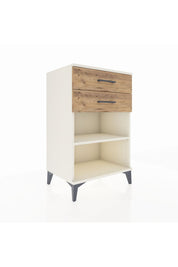Hyperion Komodin Tek Raflı 2 Çekmeceli 60x44x96 Aytaşı-Çam