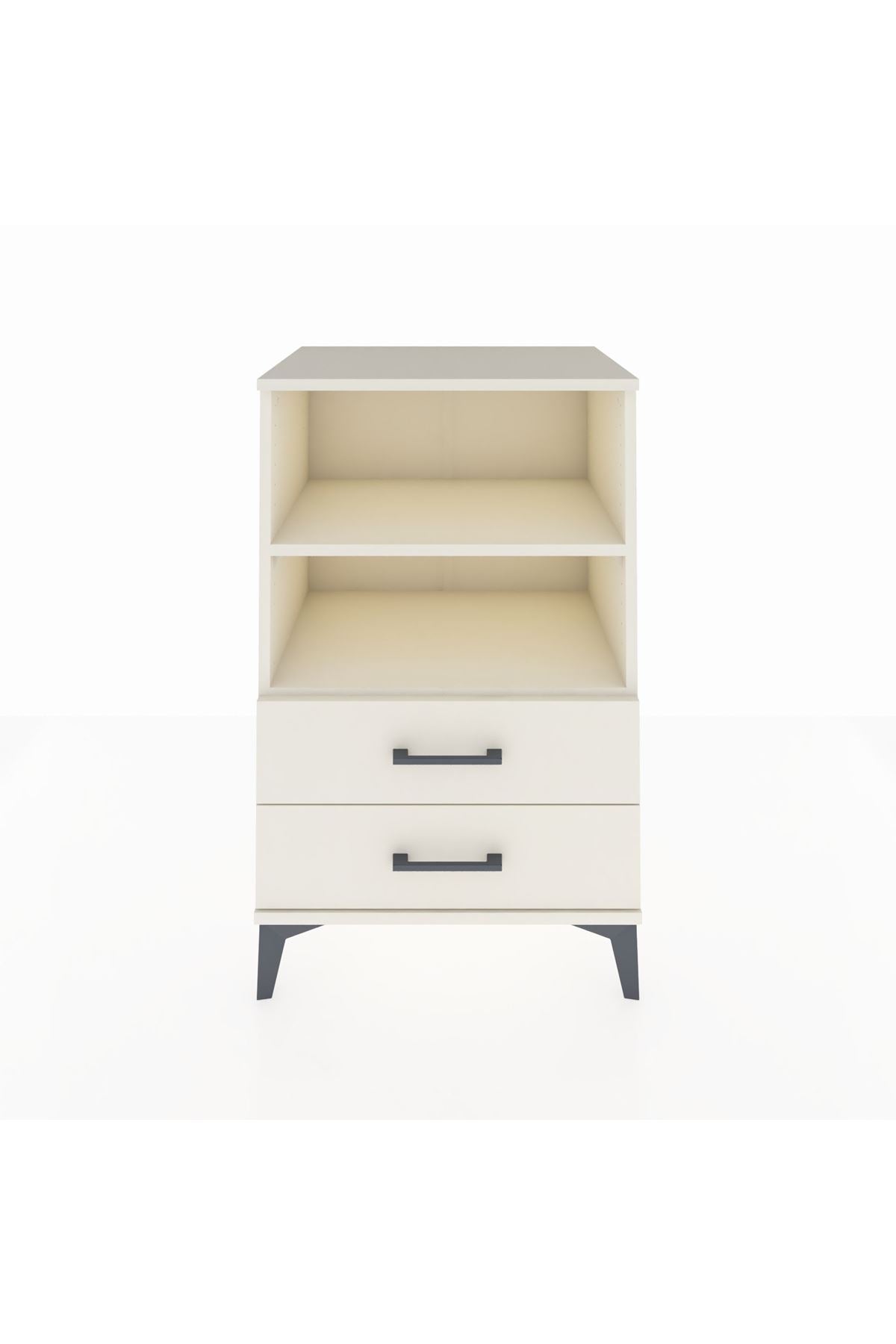 Hyperion Komodin 2 Raflı 2 Çekmeceli 60x44x96 Aytaşı-Aytaşı