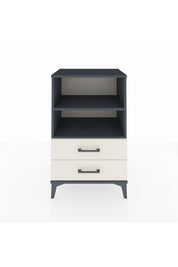 Hyperion Komodin 2 Raflı 2 Çekmeceli 60x44x96 Antrasit-Aytaşı