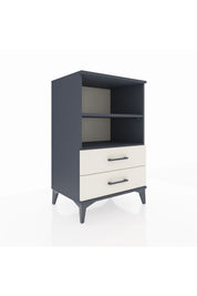 Hyperion Komodin 2 Raflı 2 Çekmeceli 60x44x96 Antrasit-Aytaşı