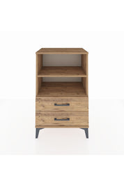 Hyperion Komodin 2 Raflı 2 Çekmeceli 60x44x96 Çam-Çam