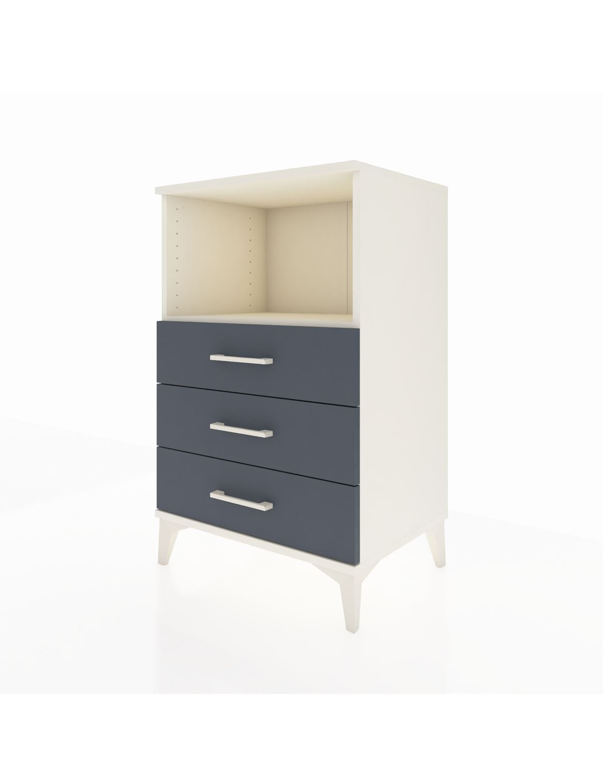 Hyperion Komodin Tek Raflı 3 Çekmeceli 60x44x96 - S47M005V2B