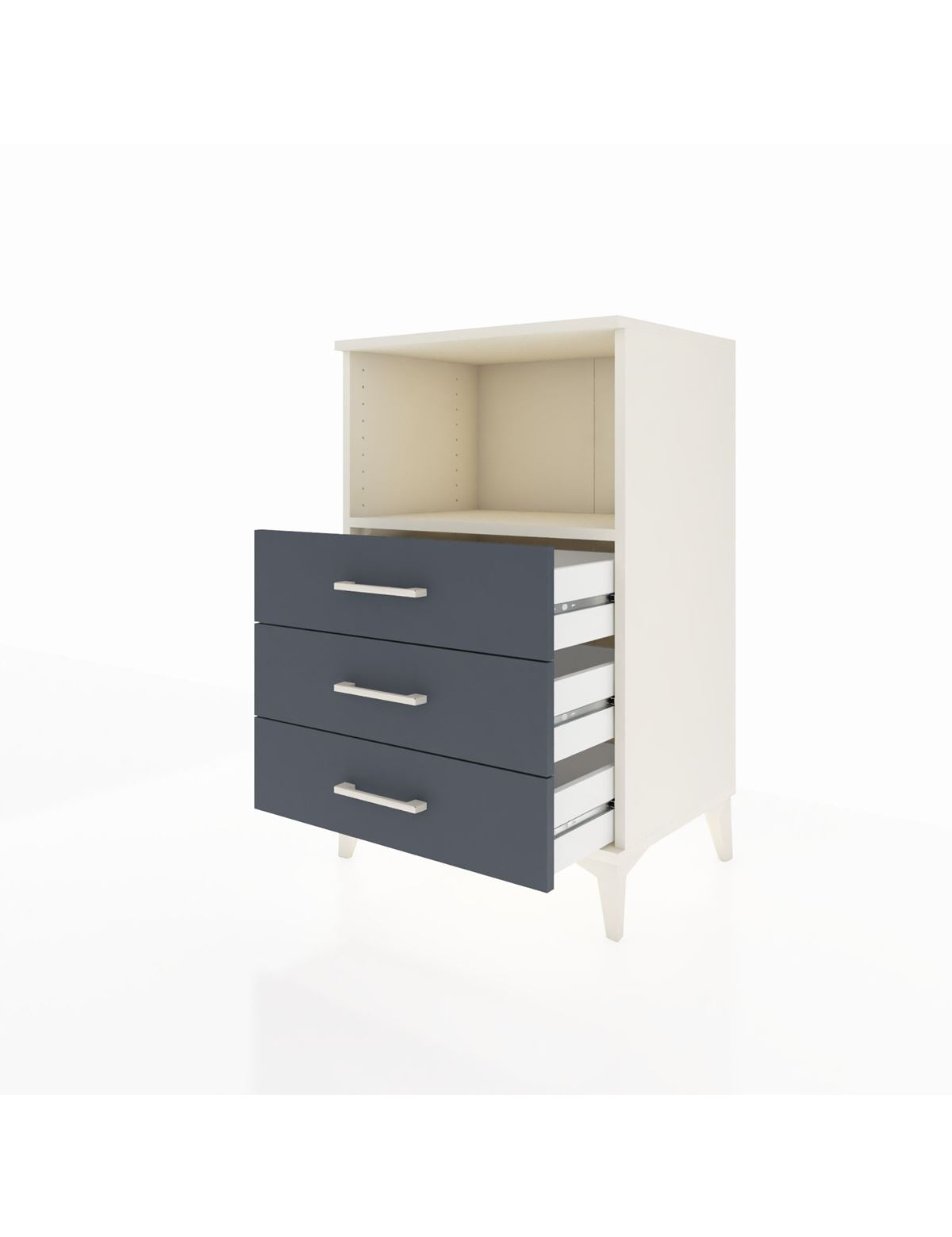 Hyperion Komodin Tek Raflı 3 Çekmeceli 60x44x96 - S47M005V2B