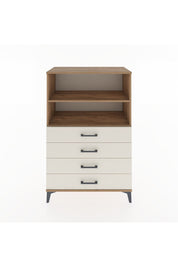 Hyperion Dolap 2 Raflı 4 Çekmeceli 88x44x134 Çam-Aytaşı