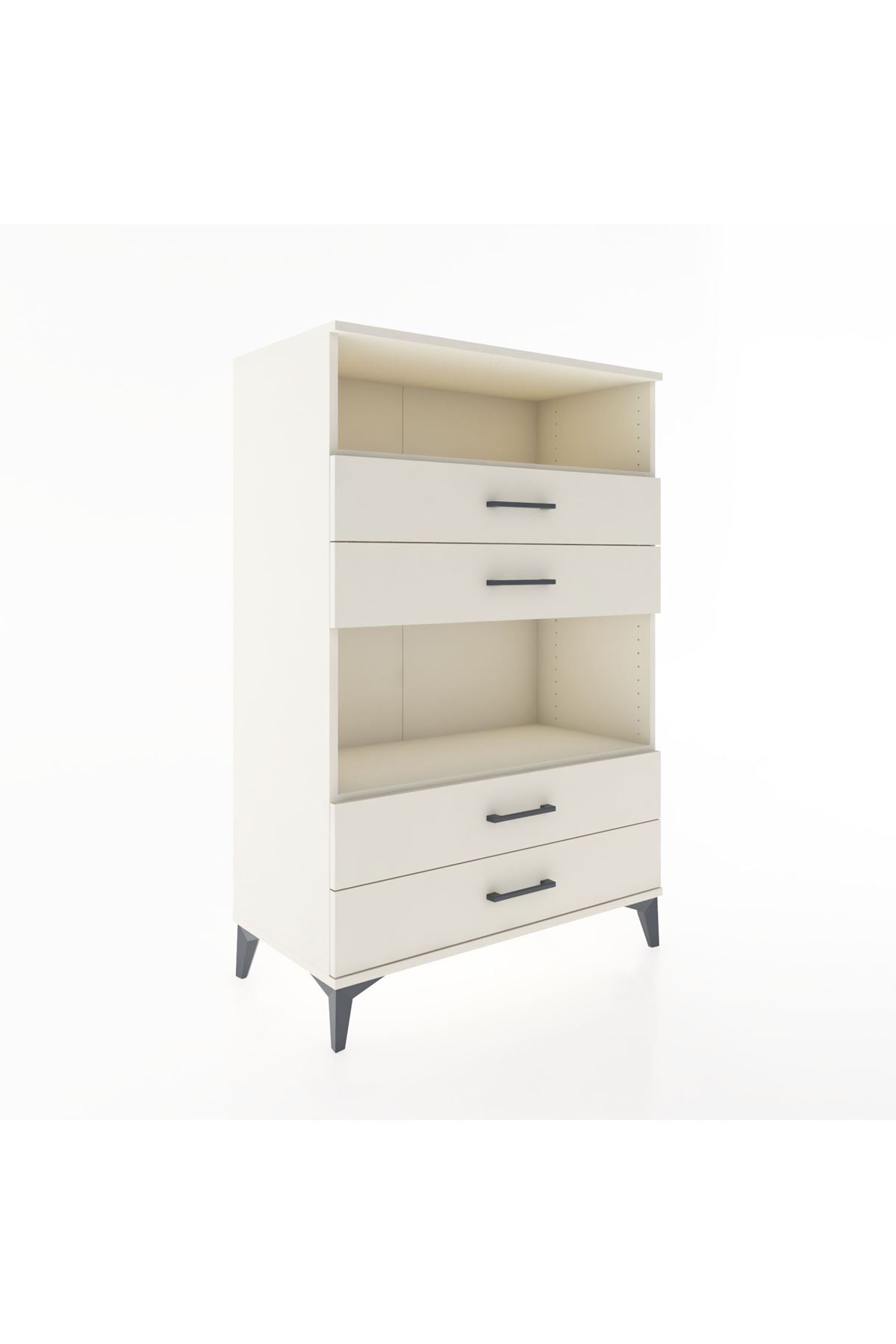 Hyperion Dolap 2 Raflı 4 Çekmeceli 88x44x134 Aytaşı-Aytaşı