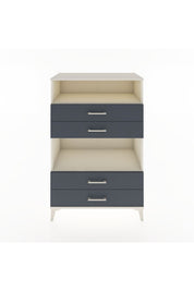 Hyperion Dolap 2 Raflı 4 Çekmeceli 88x44x134 Aytaşı-Antrasit