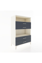 Hyperion Dolap 2 Raflı 4 Çekmeceli 88x44x134 Aytaşı-Antrasit