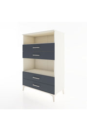 Hyperion Dolap 2 Raflı 4 Çekmeceli 88x44x134 Aytaşı-Antrasit