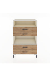 Hyperion Dolap 2 Raflı 4 Çekmeceli 88x44x134 Aytaşı-Çam