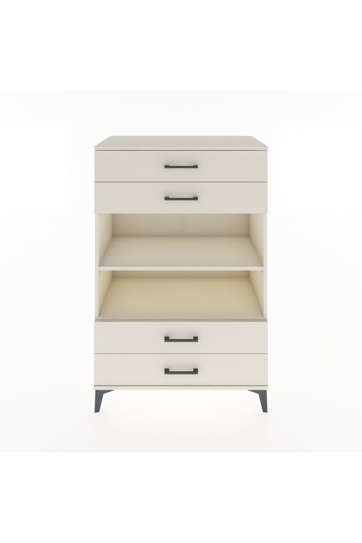 Hyperion Dolap 2 Raflı 4 Çekmeceli 88x44x134 Aytaşı-Aytaşı