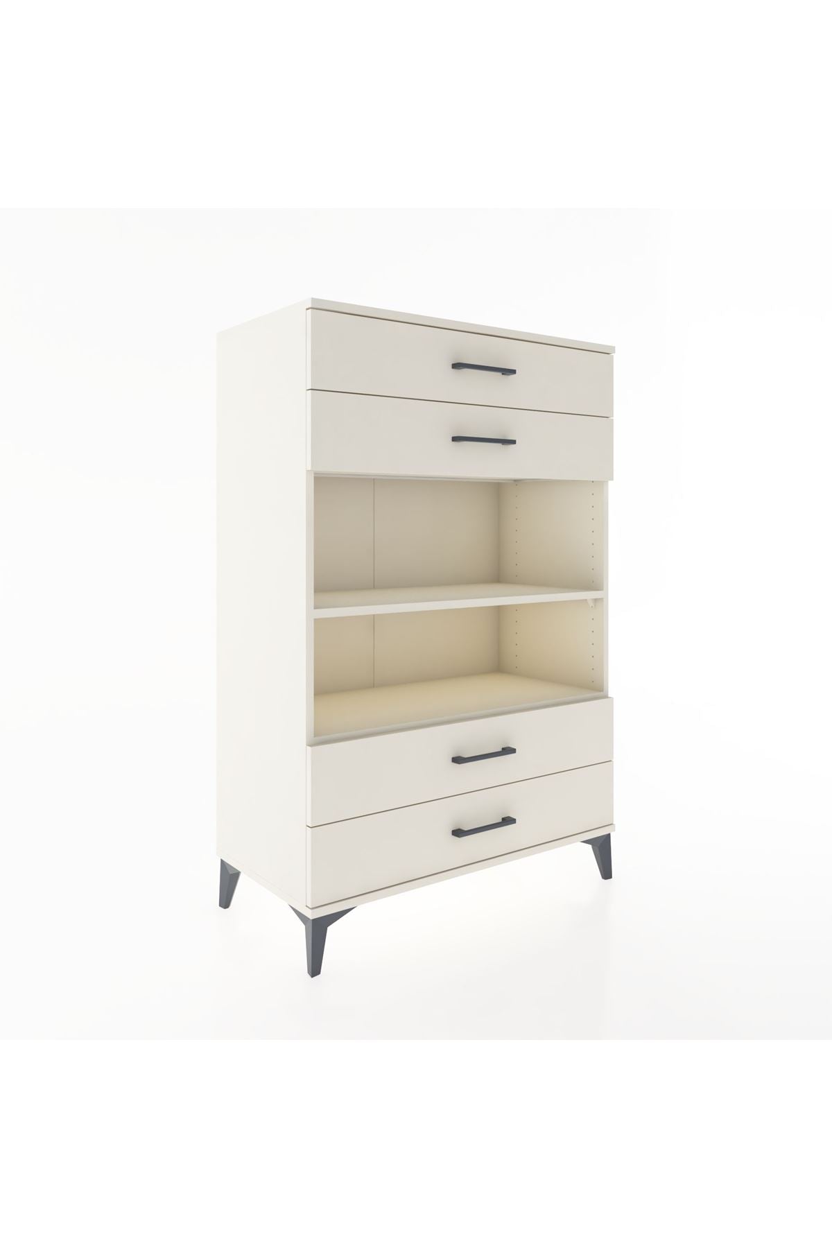 Hyperion Dolap 2 Raflı 4 Çekmeceli 88x44x134 Aytaşı-Aytaşı