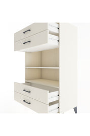 Hyperion Dolap 2 Raflı 4 Çekmeceli 88x44x134 Aytaşı-Aytaşı