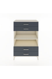 Hyperion Dolap 2 Raflı 4 Çekmeceli 88x44x134 Aytaşı-Antrasit