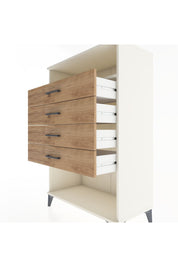 Hyperion Dolap Tek Raflı 4 Çekmeceli 88x44x134 - S51M132V3B