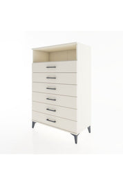 Hyperion Dolap Tek Raflı 6 Çekmeceli 88x44x134 - S51M134V1B
