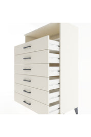 Hyperion Dolap Tek Raflı 6 Çekmeceli 88x44x134 - S51M134V1B