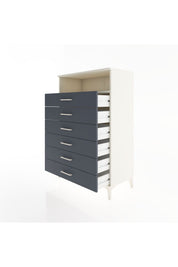 Hyperion Dolap Tek Raflı 6 Çekmeceli 88x44x134 - S51M134V2B