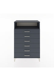 Hyperion Dolap Tek Raflı 6 Çekmeceli 88x44x134 - S51M134V5B