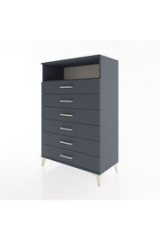 Hyperion Dolap Tek Raflı 6 Çekmeceli 88x44x134 - S51M134V5B