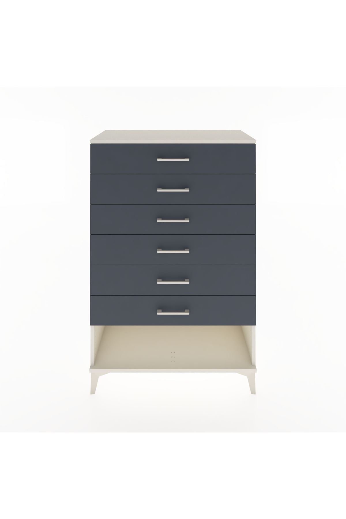 Hyperion Dolap 6 Çekmeceli 88x44x134 Aytaşı-Antrasit