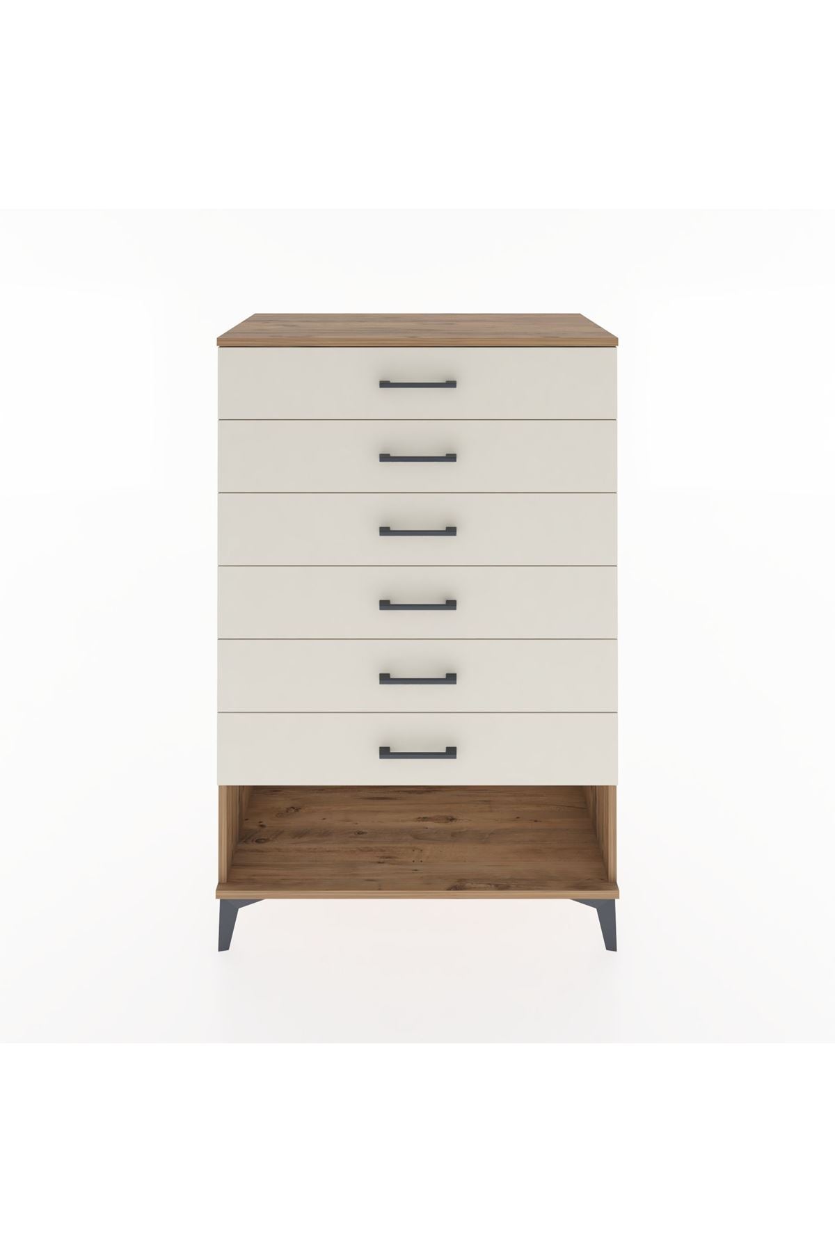 Hyperion Dolap 6 Çekmeceli 88x44x134 Çam-Aytaşı