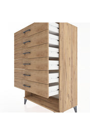 Hyperion Dolap 6 Çekmeceli 88x44x134 Çam-Çam