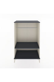 Hyperion Dolap Tek Raflı Tek Askılı 88x44x134 Aytaşı-Antrasit