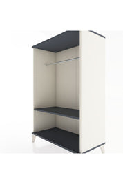 Hyperion Dolap Tek Raflı Tek Askılı 88x44x134 Aytaşı-Antrasit