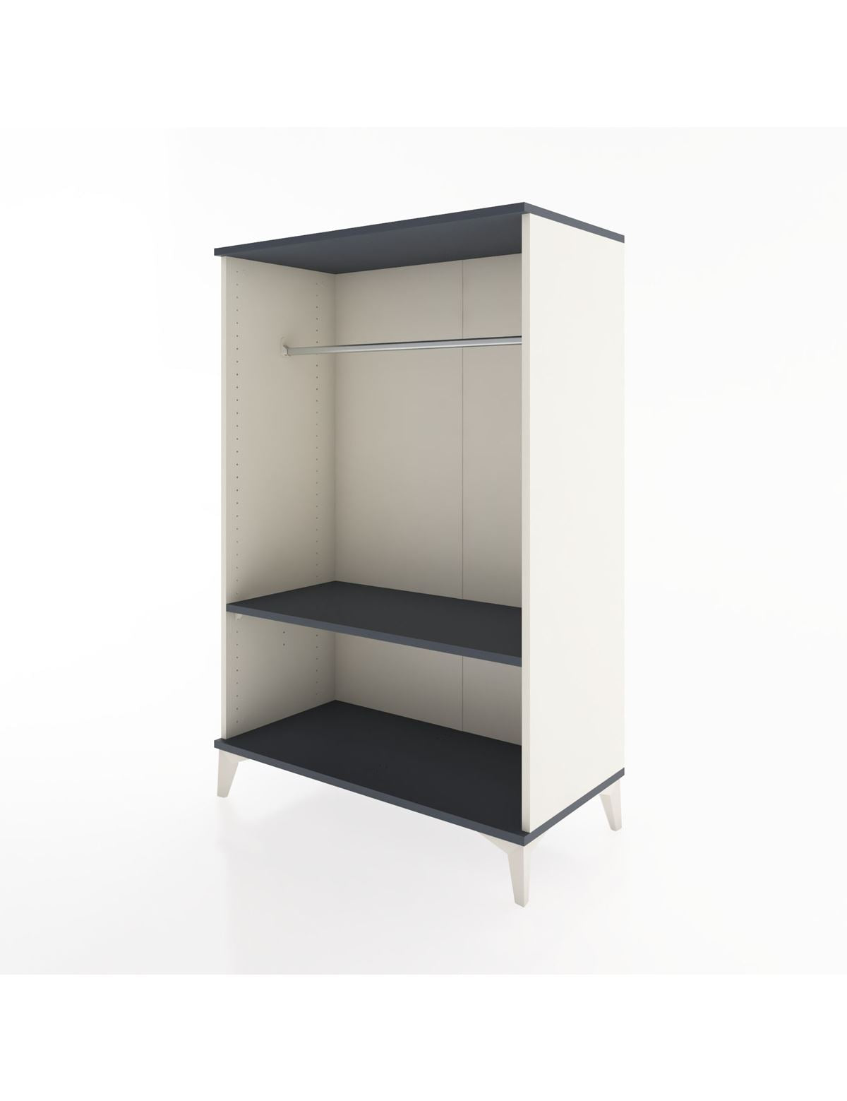 Hyperion Dolap Tek Raflı Tek Askılı 88x44x134 - S51M137V2B