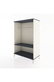 Hyperion Dolap Tek Raflı Tek Askılı 88x44x134 Aytaşı-Antrasit