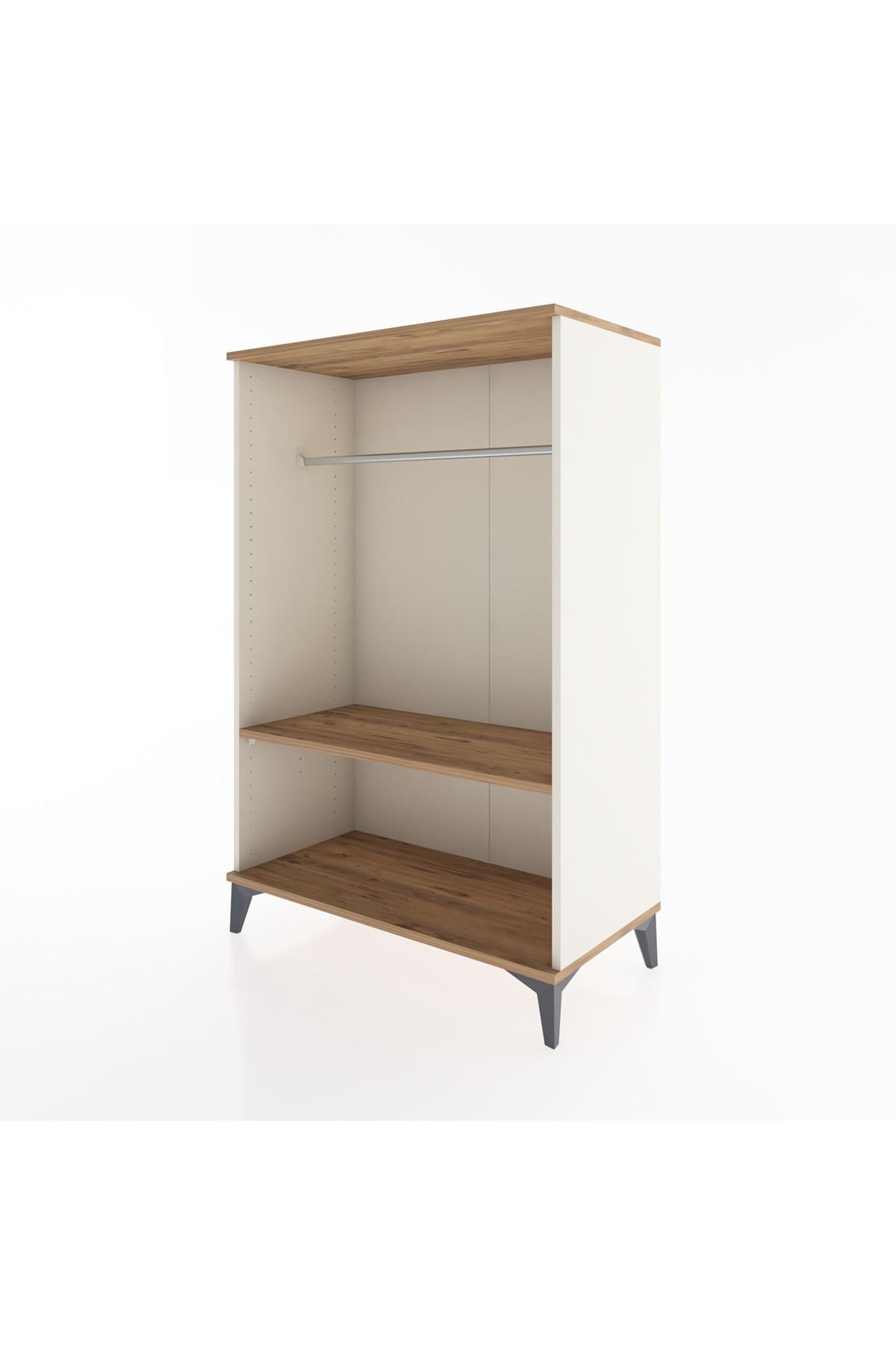 Hyperion Dolap Tek Raflı Tek Askılı 88x44x134 Aytaşı-Çam