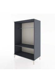 Hyperion Dolap Tek Raflı Tek Askılı 88x44x134 Antrasit-Antrasit
