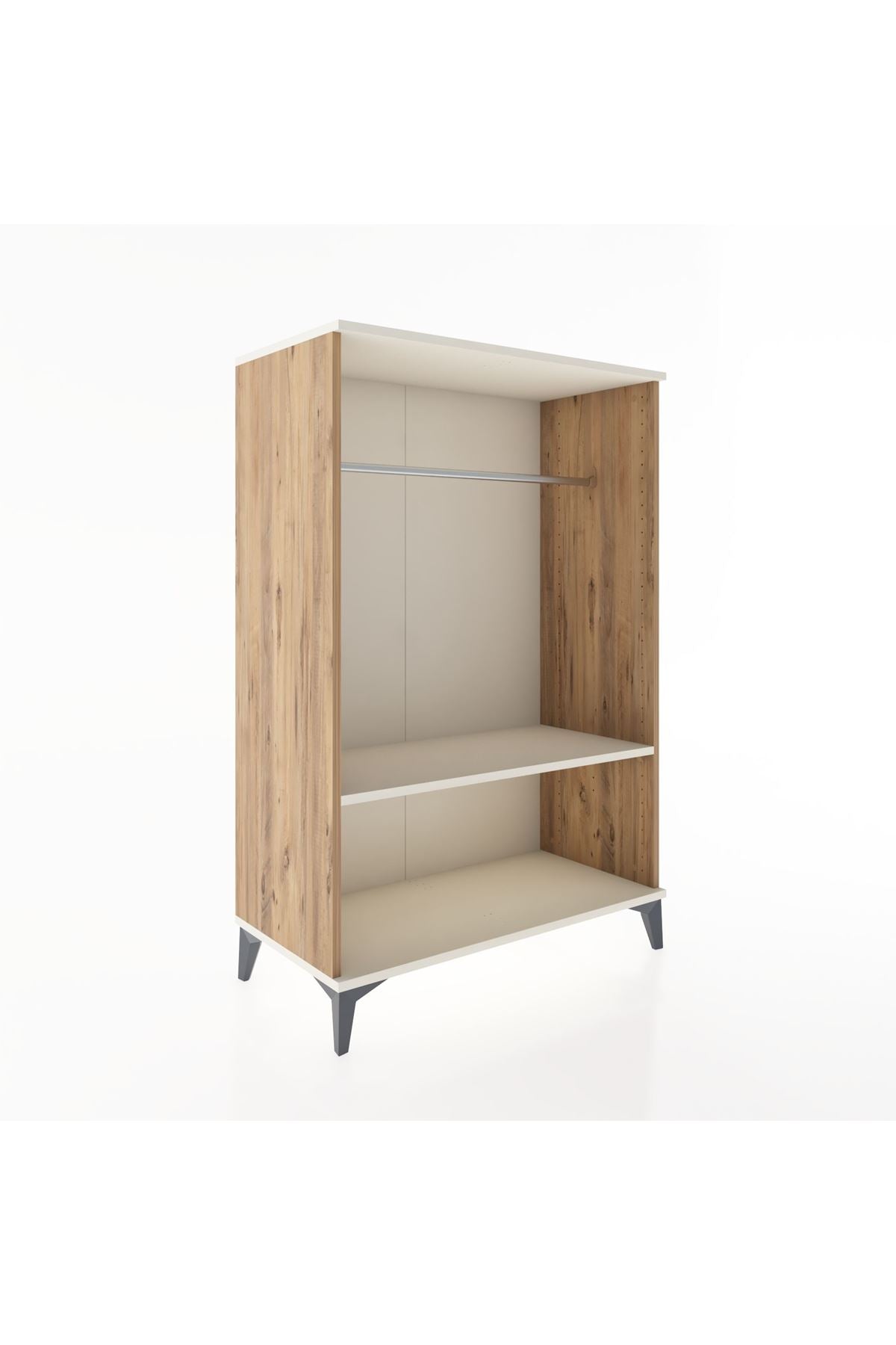 Hyperion Dolap Tek Raflı Tek Askılı 88x44x134 Çam-Aytaşı