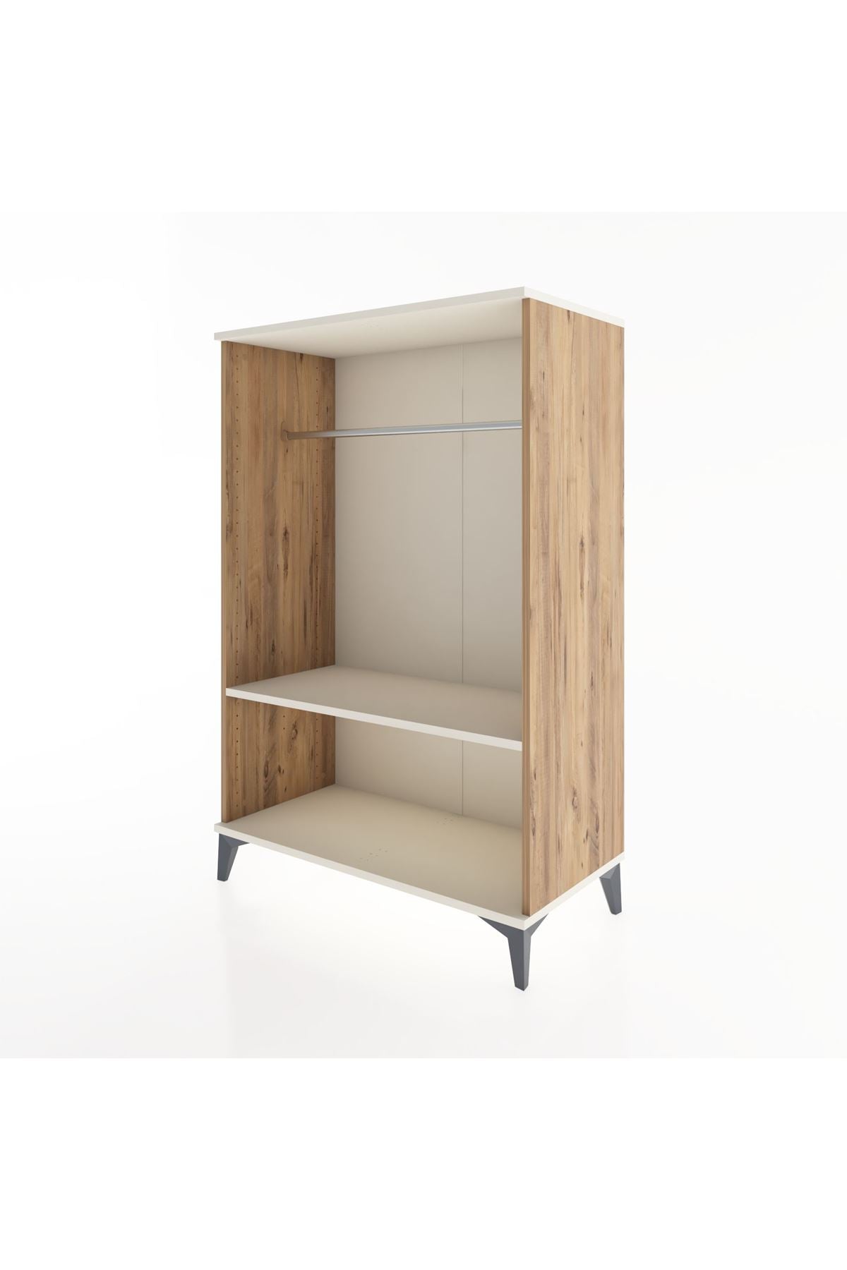 Hyperion Dolap Tek Raflı Tek Askılı 88x44x134 Çam-Aytaşı