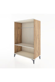 Hyperion Dolap Tek Raflı Tek Askılı 88x44x134 Çam-Aytaşı