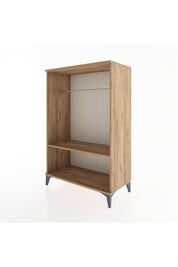 Hyperion Dolap Tek Raflı Tek Askılı 88x44x134 Çam-Çam