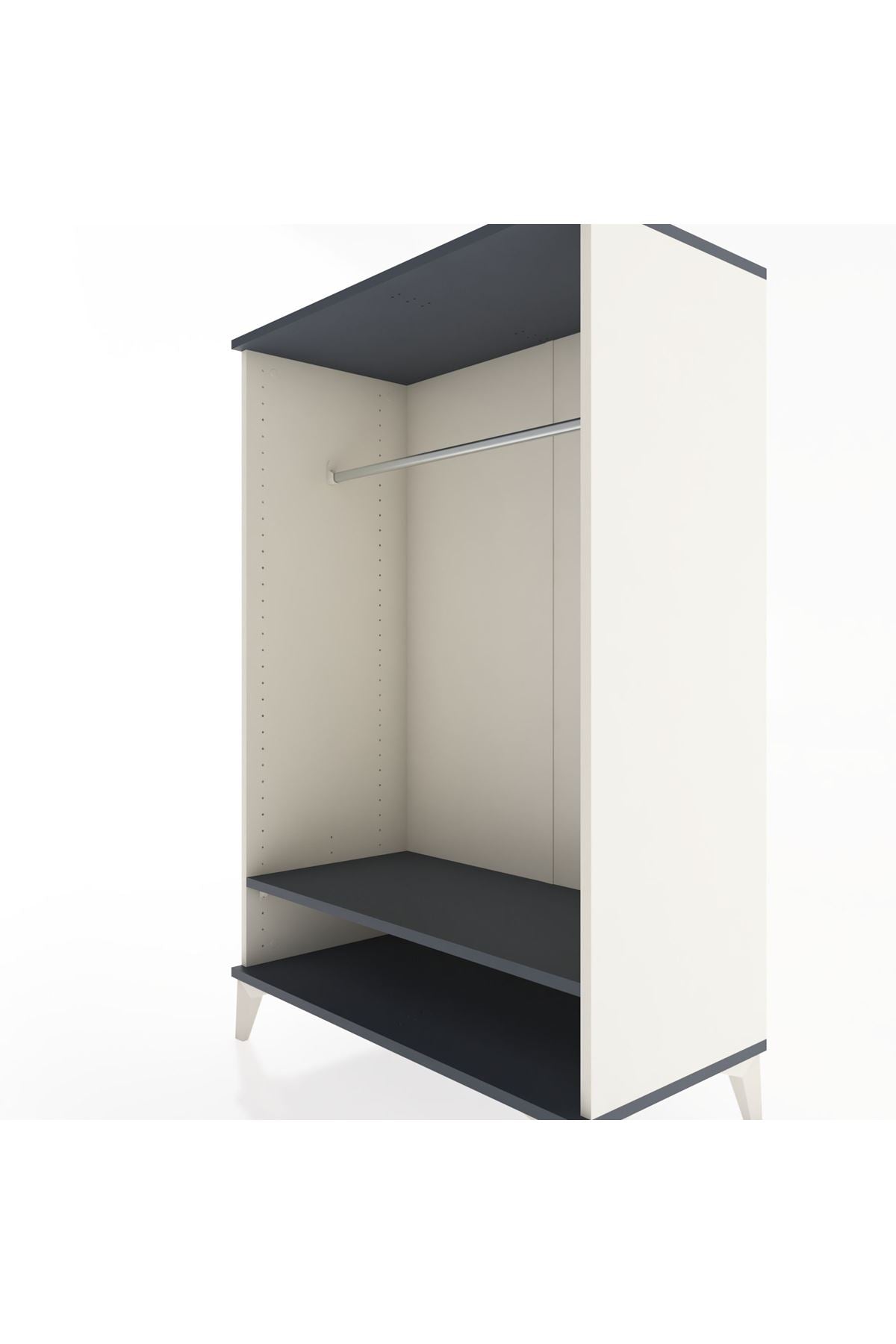 Hyperion Dolap Tek Raflı Tek Askılı 88x44x134 - S51M138V2B