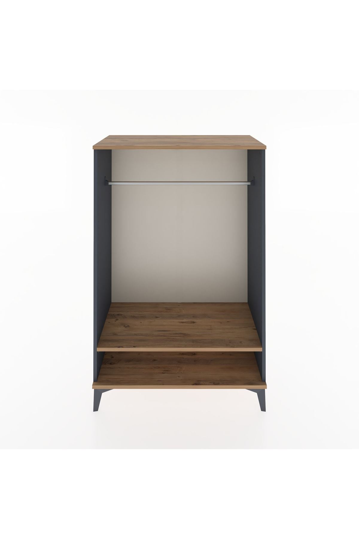 Hyperion Dolap Tek Raflı Tek Askılı 88x44x134 - S51M138V6B