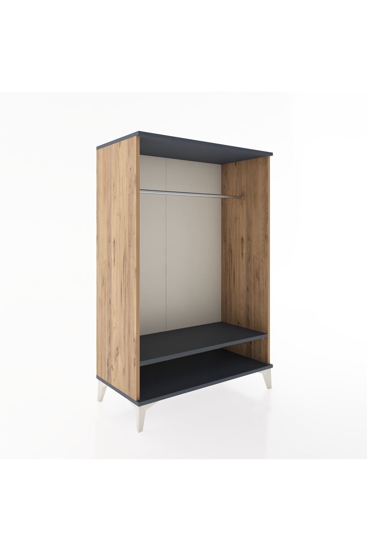 Hyperion Dolap Tek Raflı Tek Askılı 88x44x134 - S51M138V8B