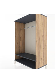 Hyperion Dolap Tek Raflı Tek Askılı 88x44x134 - S51M138V8B