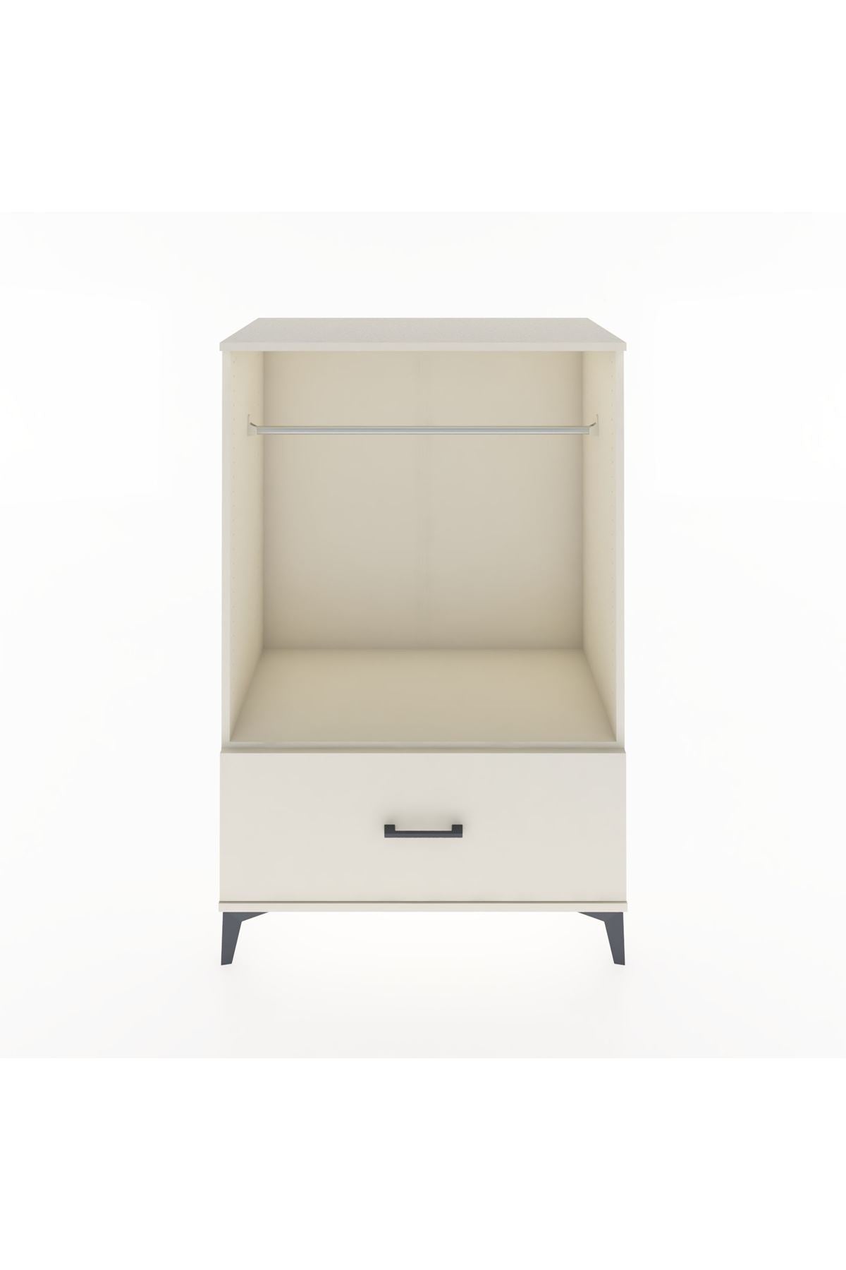 Hyperion Dolap Tek Raflı Tek Çekmeceli Tek Askılı 88x44x134 - S51M139V1B