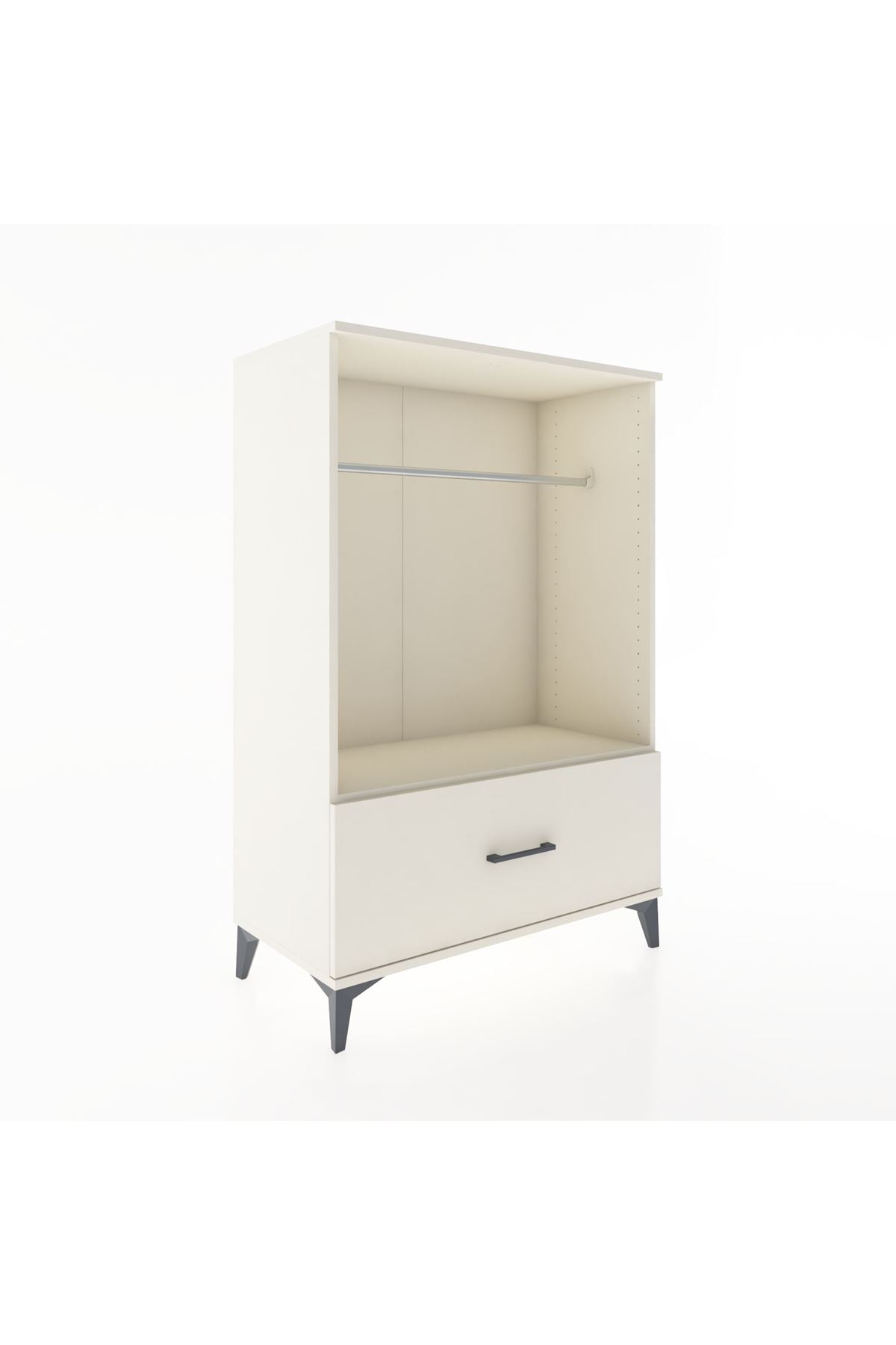 Hyperion Dolap Tek Raflı Tek Çekmeceli Tek Askılı 88x44x134 - S51M139V1B