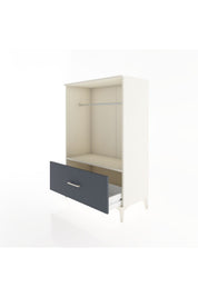Hyperion Dolap Tek Raflı Tek Çekmeceli Tek Askılı 88x44x134 - S51M139V2B