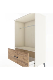 Hyperion Dolap Tek Raflı Tek Çekmeceli Tek Askılı 88x44x134 Aytaşı-Çam