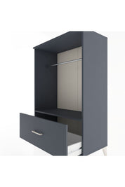 Hyperion Dolap Tek Raflı Tek Çekmeceli Tek Askılı 88x44x134 - S51M139V5B