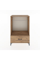 Hyperion Dolap Tek Raflı Tek Çekmeceli Tek Askılı 88x44x134